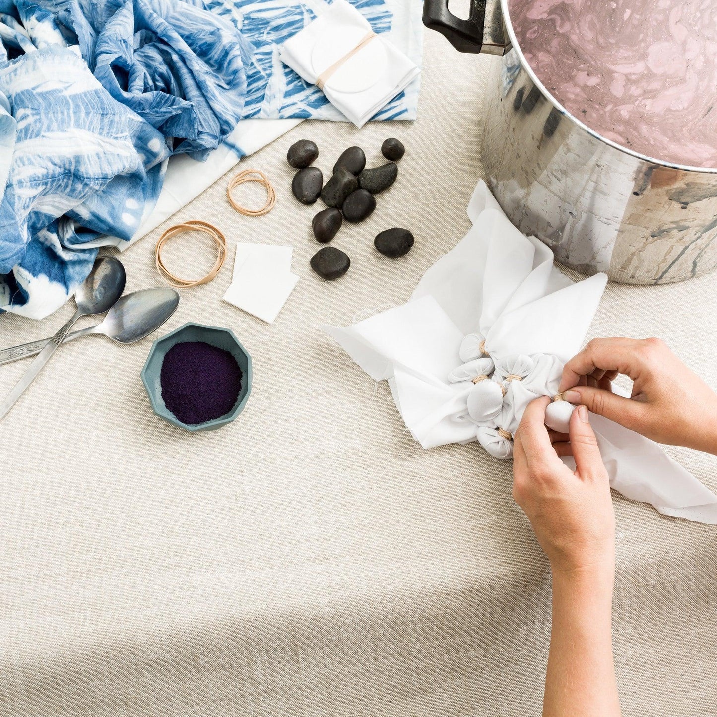 Indigo Shibori Kit - Handmaker's Factory