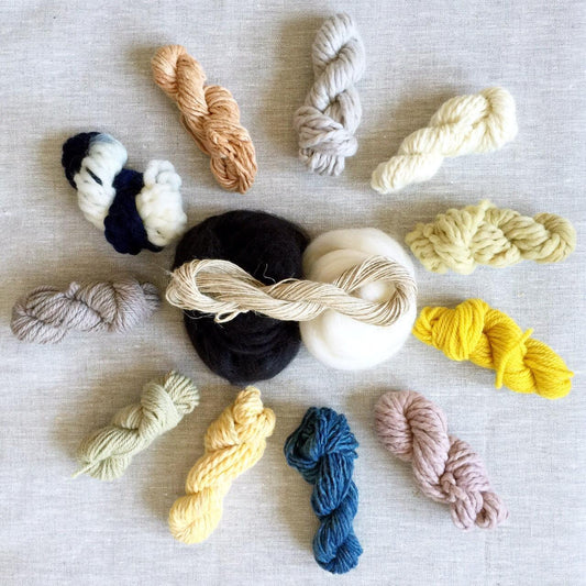 Naturally Dyes Yarn Weavers Bundle - Handmaker's Factory