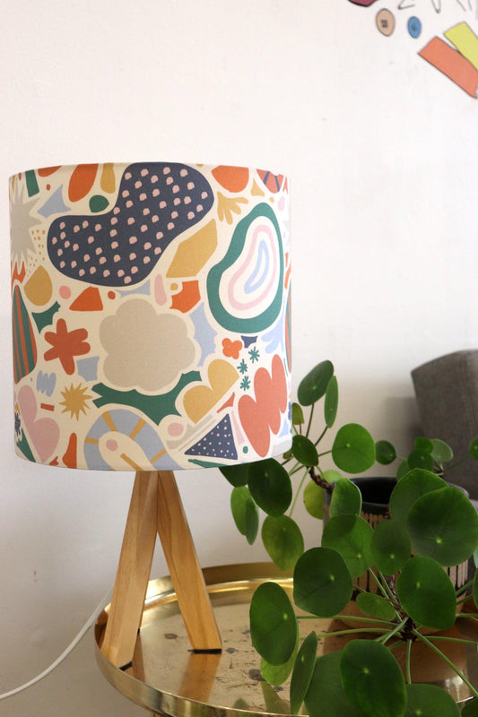 Playful Shapes Table Lampshade - Handmaker's Factory